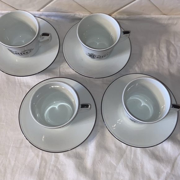 Vintage Kronester Bavaria set of 4 Cups and saucers kaffee - Picture 3 of 13